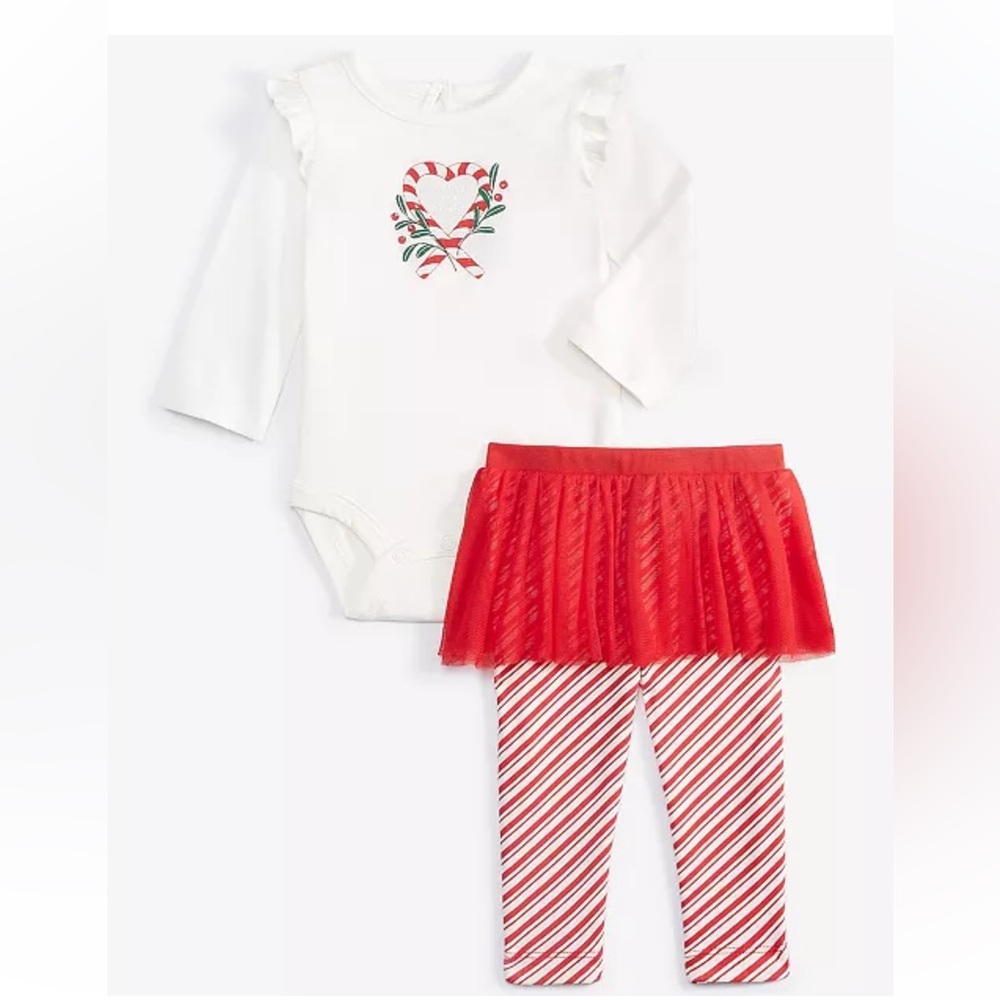 Carter's
Baby Girls Merry Bright Bodysuit & Tutu Pants, 2 Piece Set 3
